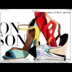 Rare Sigerson Morrison Corista Heels.